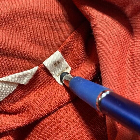 Soft Surroundings Valerie Pullover Cowl Neck Tunic Top Rust XS - Picture 12 of 13